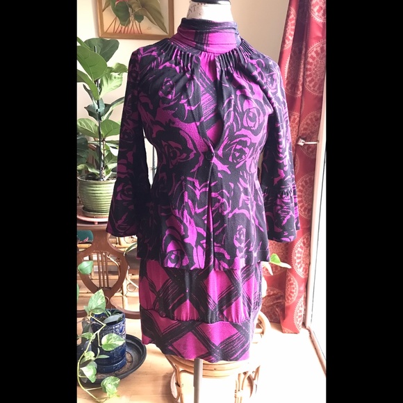 INC INTERNATIONAL CONCEPTS 2 Pc. Dress Ensemble / Separates Purple Black… - Picture 8 of 13